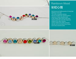 彩虹心情，甜美隨行 荻爾赫曼水晶項鏈引領時尚新風尚